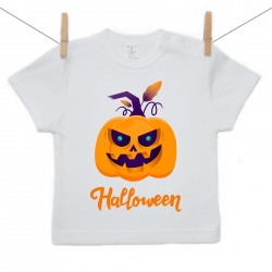 Tričko s krátkým rukávem Halloween dýně