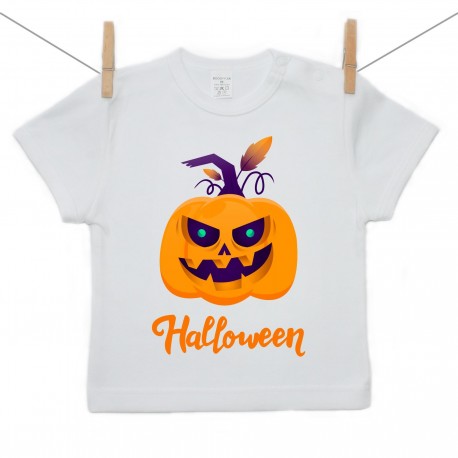 Tričko s krátkým rukávem Halloween dýně