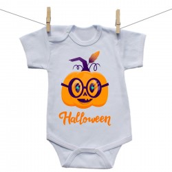 Body s krátkým rukávem Halloween dýně