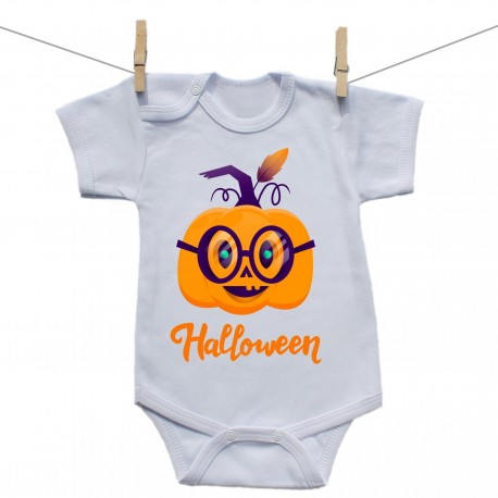 Body s krátkým rukávem Halloween dýně