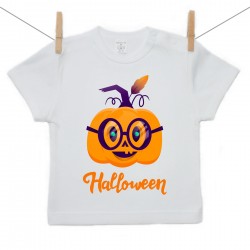 Tričko s krátkým rukávem Halloween dýně