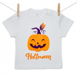 Tričko s krátkým rukávem Halloween dýně