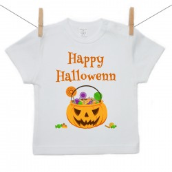 Tričko s krátkým rukávem Happy Halloween