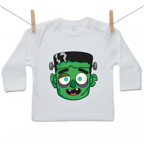 Tričko s dlouhým rukávem Halloween maska