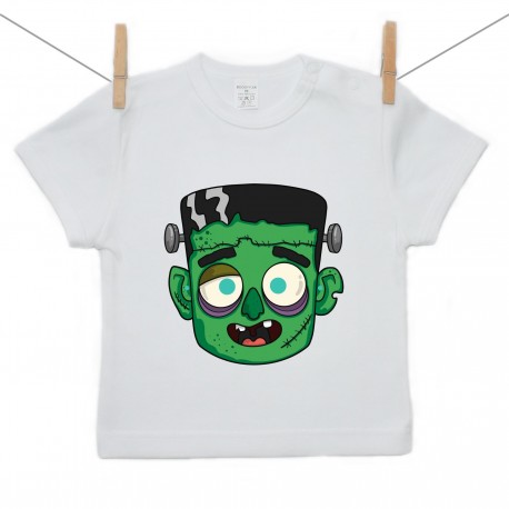 Tričko s krátkým rukávem Halloween maska