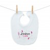 Bryndáček na zapínání se jménem dítěte a datem Dívka