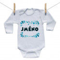 Body s dlouhým rukávem se jménem pro chlapce