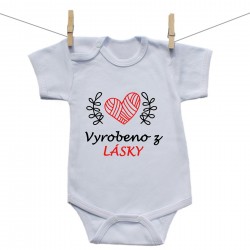 Body s krátkým rukávem Vyrobeno z lásky