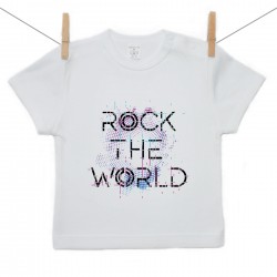 Tričko s krátkým rukávem Rock the world