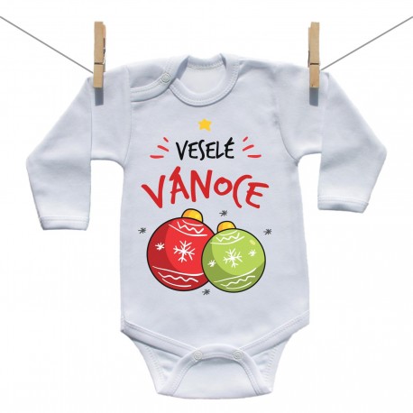 Body s dlouhým rukávem Veselé Vánoce