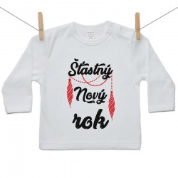 Tričko s dlouhým rukávem Šťastný Nový rok