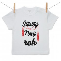Tričko s krátkým rukávem Šťastný Nový rok