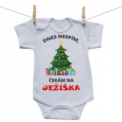 Body s krátkým rukávem Dnes nespím, čekám na Ježíška