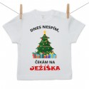Tričko s krátkým rukávem Dnes nespím, čekám na Ježíška