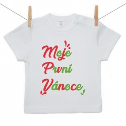 Tričko s krátkým rukávem Moje první Vánoce