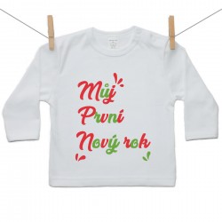 Tričko s dlouhým rukávem Můj první Nový rok