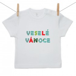 Tričko s krátkým rukávem Veselé Vánoce
