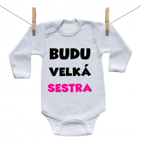 Body s dlouhým rukávem Budu velká sestra