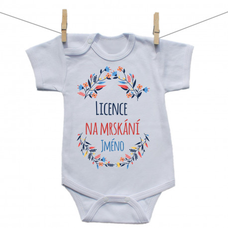 Body s krátkým rukávem Licence na mrskání