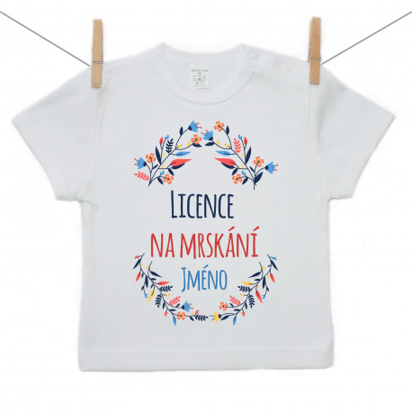 Tričko s krátkým rukávem Licence na mrskání