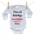 Body s dlouhým rukávem Dnes mě kočárkuje maminka