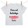 Tričko s krátkým rukávem Dnes mě kočárkuje babička