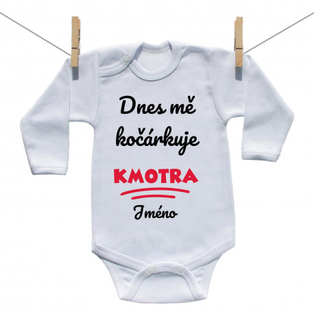 Body s dlouhým rukávem Dnes mě kočárkuje kmotra