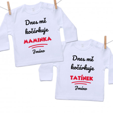 Sada Dnes mě kočárkuje maminka a tatínek Sada Dnes mě kočárkuje maminka a tatínek