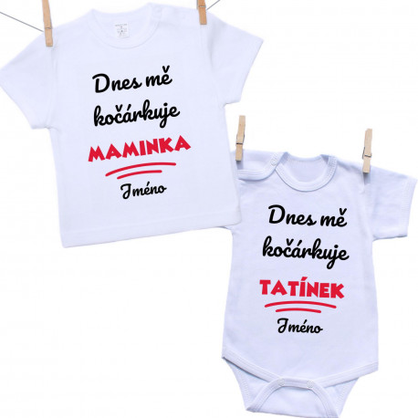 Sada Dnes mě kočárkuje maminka a tatínek