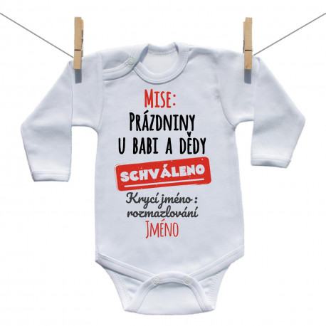 Body s dlouhým rukávem Mise: Prázdniny u babi a dědy