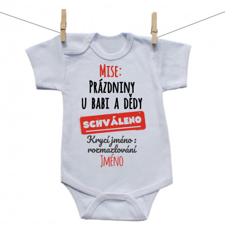 Body s krátkým rukávem Mise: Prázdniny u babi a dědy