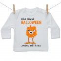 Tričko s dlouhým rukávem Můj první Halloween strašidýlko