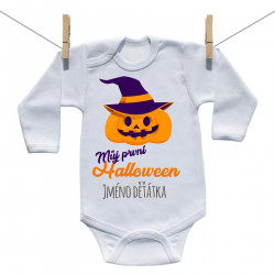 Body s dlouhým rukávem Moje první Halloweenská dýně