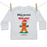 Tričko s dlouhým rukávem Můj první Mikuláš
