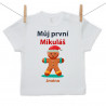 Tričko s krátkým rukávem Můj první Mikuláš