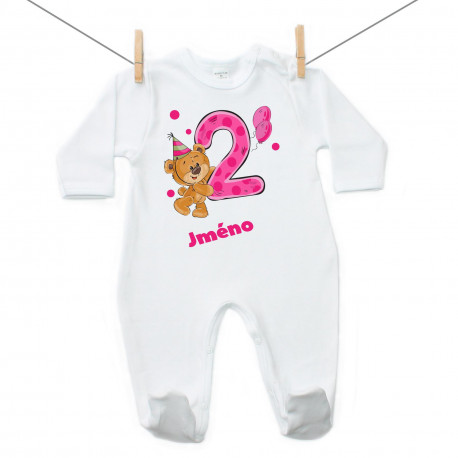 Overal Mám 2 roky s medvídkem pro holčičku