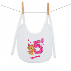 Bryndáček na zavazování Mám 5 let s medvídkem pro holčičku