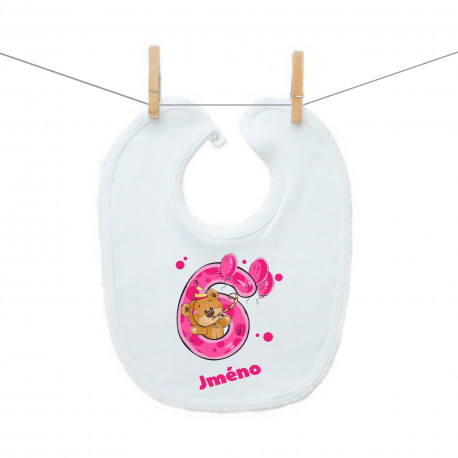 Bryndáček na zapínání Mám 6 let s medvídkem pro holčičku