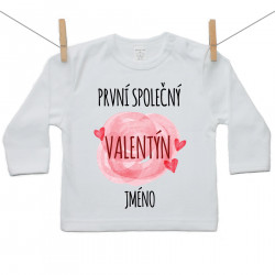 Tričko s dlouhým rukávem První společný Valentýn