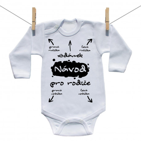 Body s dlouhým rukávem Návod pro rodiče