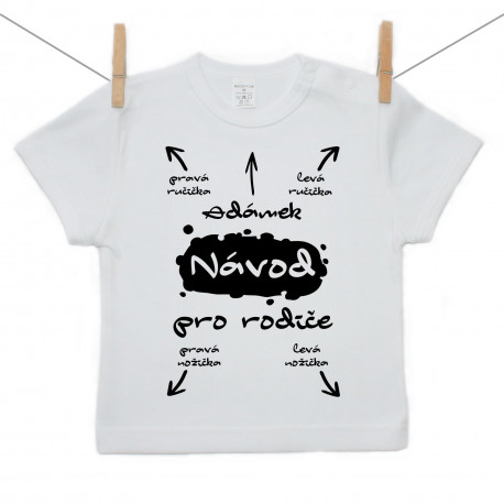 Tričko s krátkým rukávem Návod pro rodiče Tričko s krátkým rukávem Návod pro rodiče