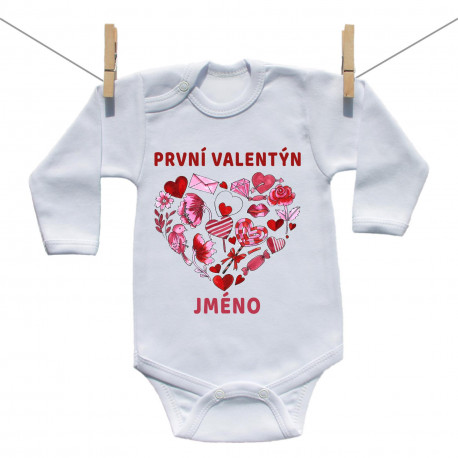 Body s dlouhým rukávem První Valentýn