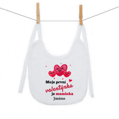 Bryndáček na zavazování Moje první valentýnka je maminka Bryndáček na zavazování Moje první valentýnka je maminka
