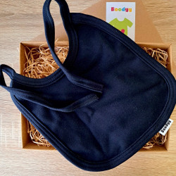 Bavlněný bryndák na zavazování, tmavě modrý