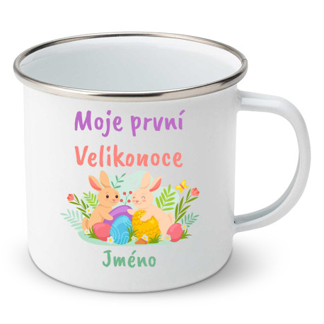 Smaltovaný hrnek Moje první Velikonoce Smaltovaný hrnek Moje první Velikonoce