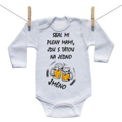 Body s dlouhým rukávem Jdu s tátou na jedno