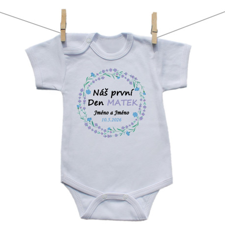 Body s krátkým rukávem Náš první Den matek 2026