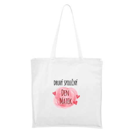 Bílá Maxi taška Náš druhý společný den matek