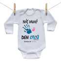 Body s dlouhým rukávem Náš druhý den otců se jménem (dívka)