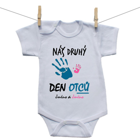 Body s krátkým rukávem Náš druhý den otců se jménem (dívka)